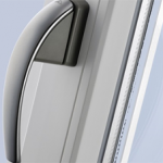 Klamki z pochwytem aluminiowym